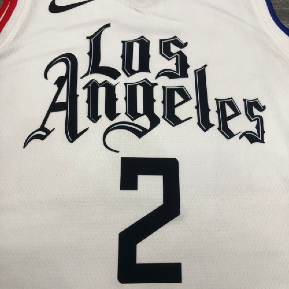 Men's LA Clippers Kawhi Leonard #2 White 2020/21 Swingman Player Jersey – City Edition-Pro Kit Vault | Brand New 26/27 Sports Jerseys